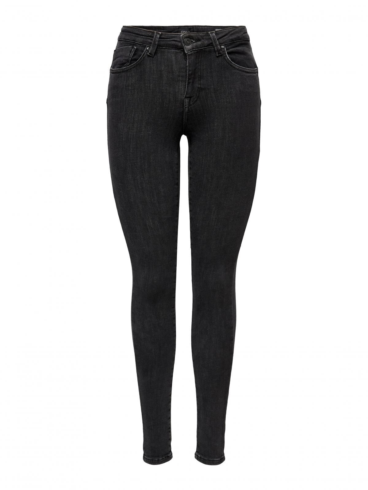 온리 블랙 미드웨이스트 스키니핏 데님 진 15169896_2105 GREY / MEDIUM GREY DENIM - 상세 이미지 3