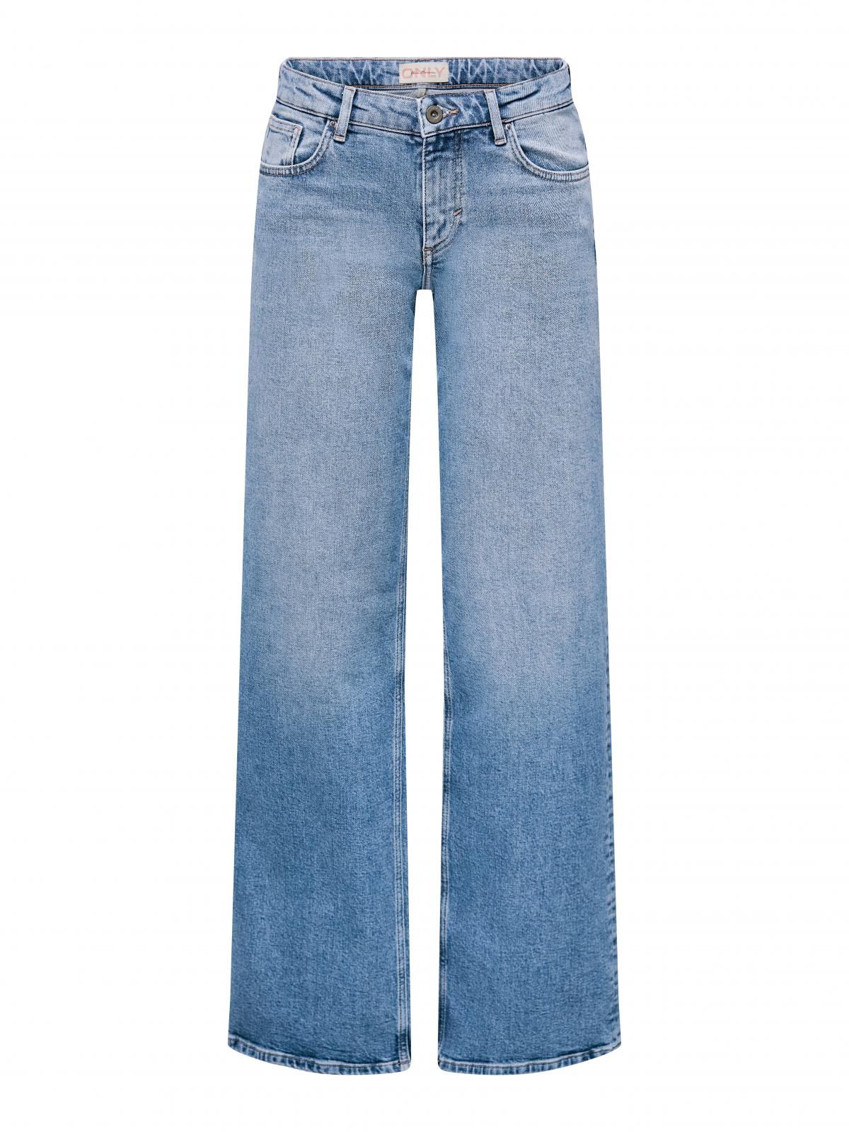 온리 데님 로우웨이스트 와이드핏 청바지 15280466_2116 BLUE / LIGHT BLUE DENIM - 상세 이미지 3