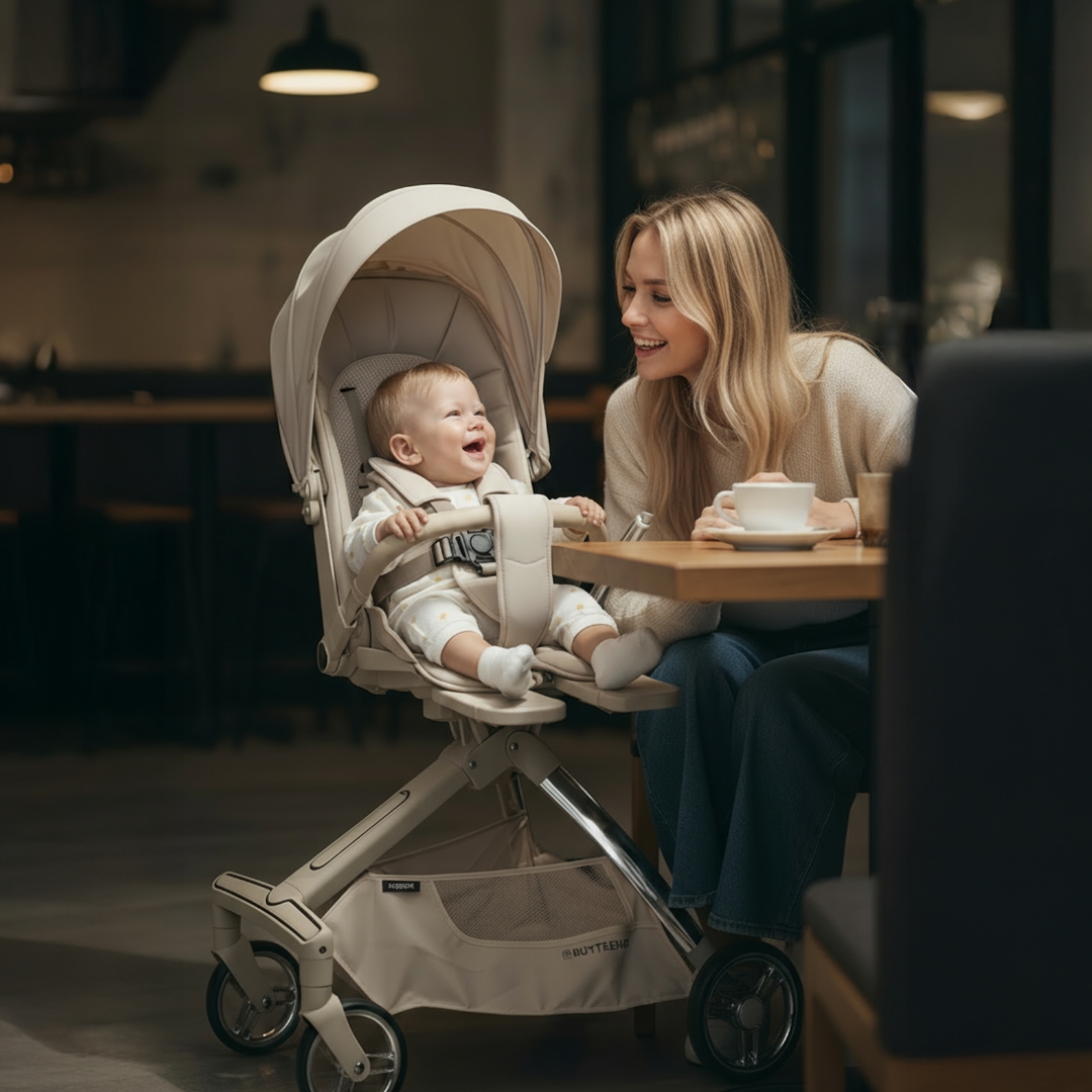 [누비앤타보] NUVY 노바 트라이크 휴대용 유모카 TAVO프리미엄 버전 블랙