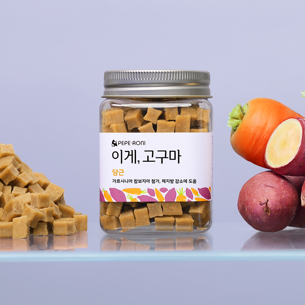 페페로니펫 진짜시리즈 강아지간식 3개세트 고구마, 180g, 1개 이미지 2