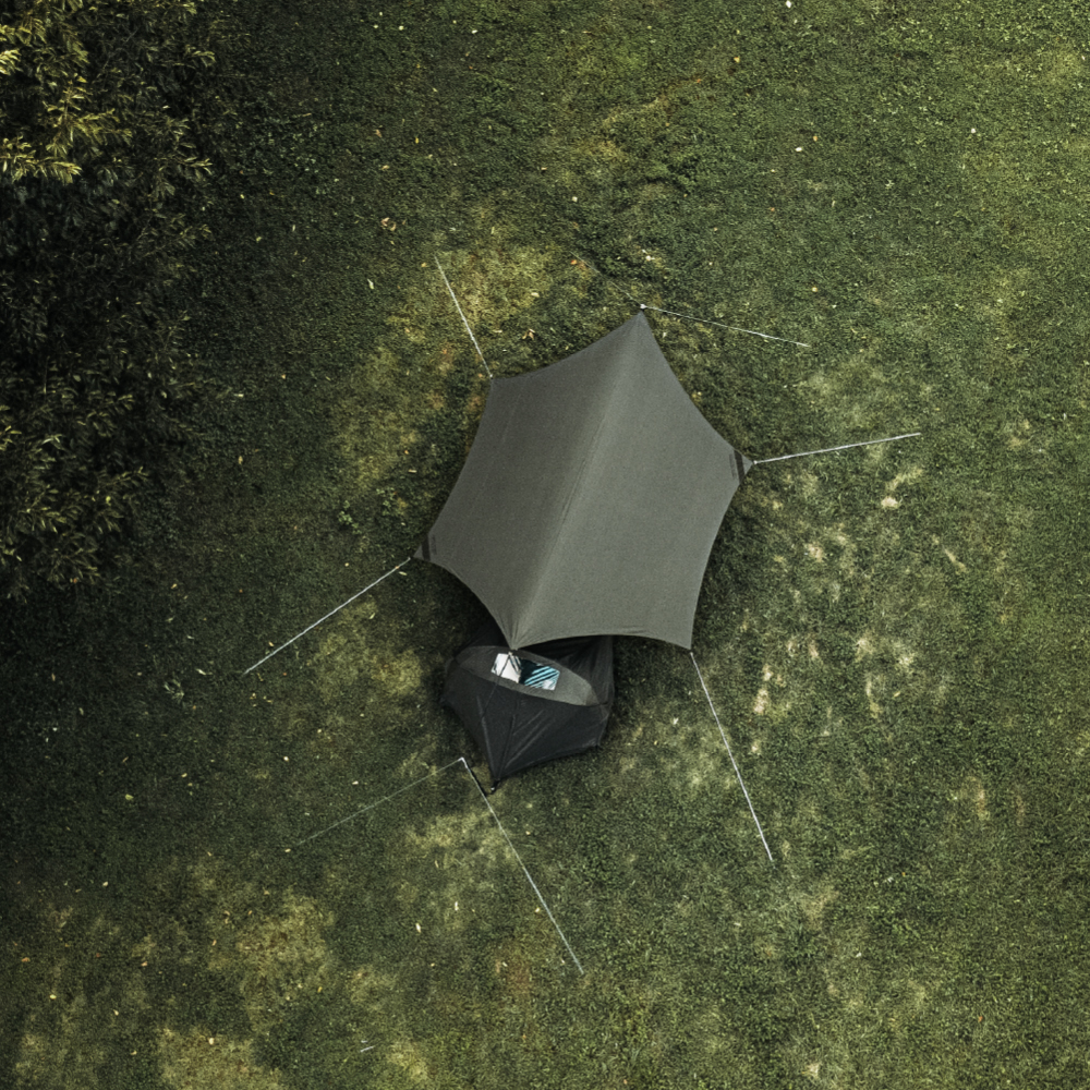 캠빌 클래식 헥사 면 타프 4.1X4.2M