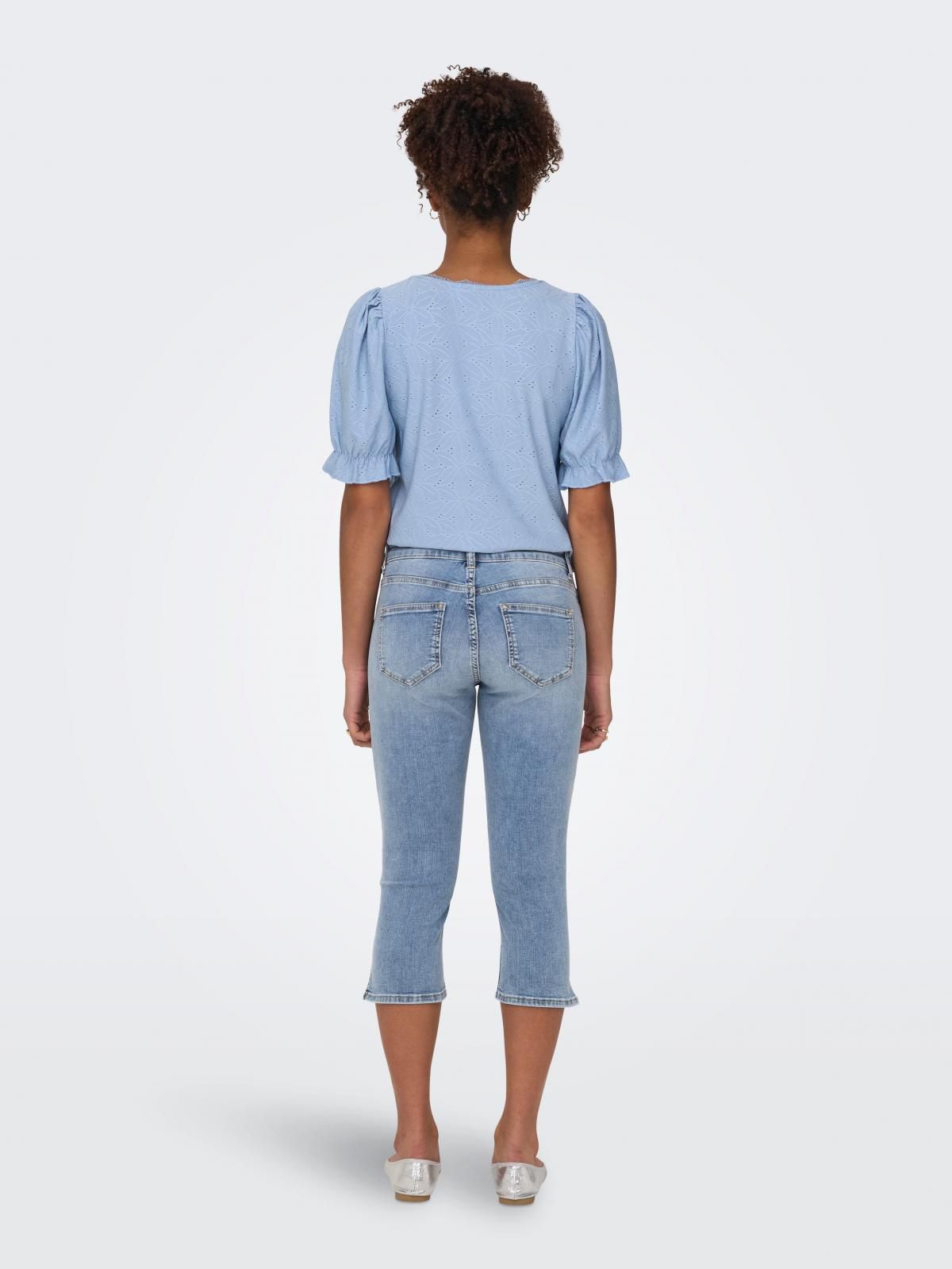 온리 라이트데님 스키니핏 카프리 진 15344812_2116 BLUE / LIGHT BLUE DENIM - 상세 이미지 2