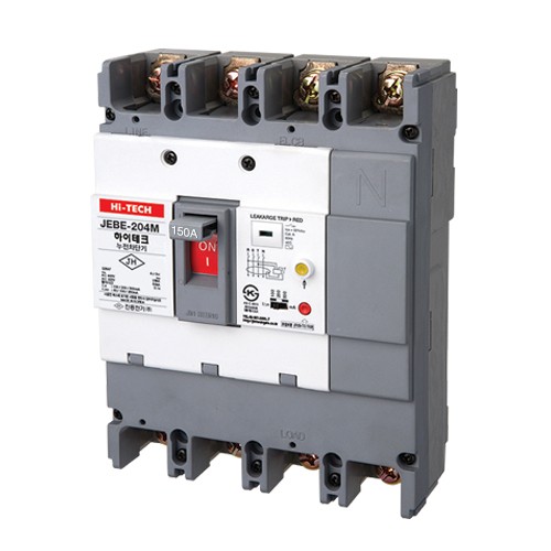 산업용 누전차단기 JEBE-204M 225AF 4P 225A 200A 175A 150A 125A 분전함 전등 콘센트 차단기 진흥전기 - 상세 이미지 5