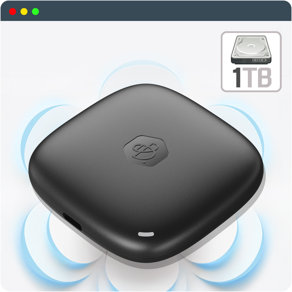 시놀로지 BeeDrive BDS70 외장SSD 1TB 스마트폰 노트북 PC 백업 동기화 - 상품 이미지