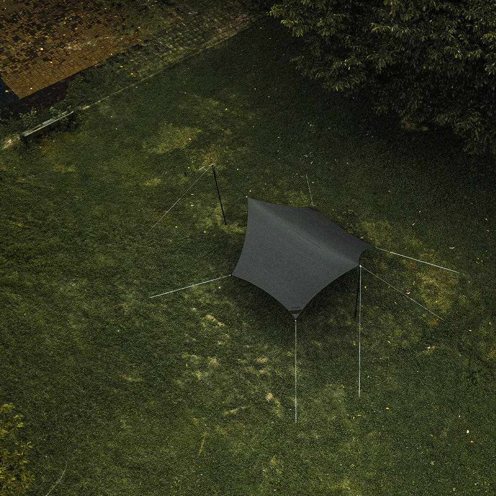 캠빌 클래식 헥사 면 타프 4.1X4.2M