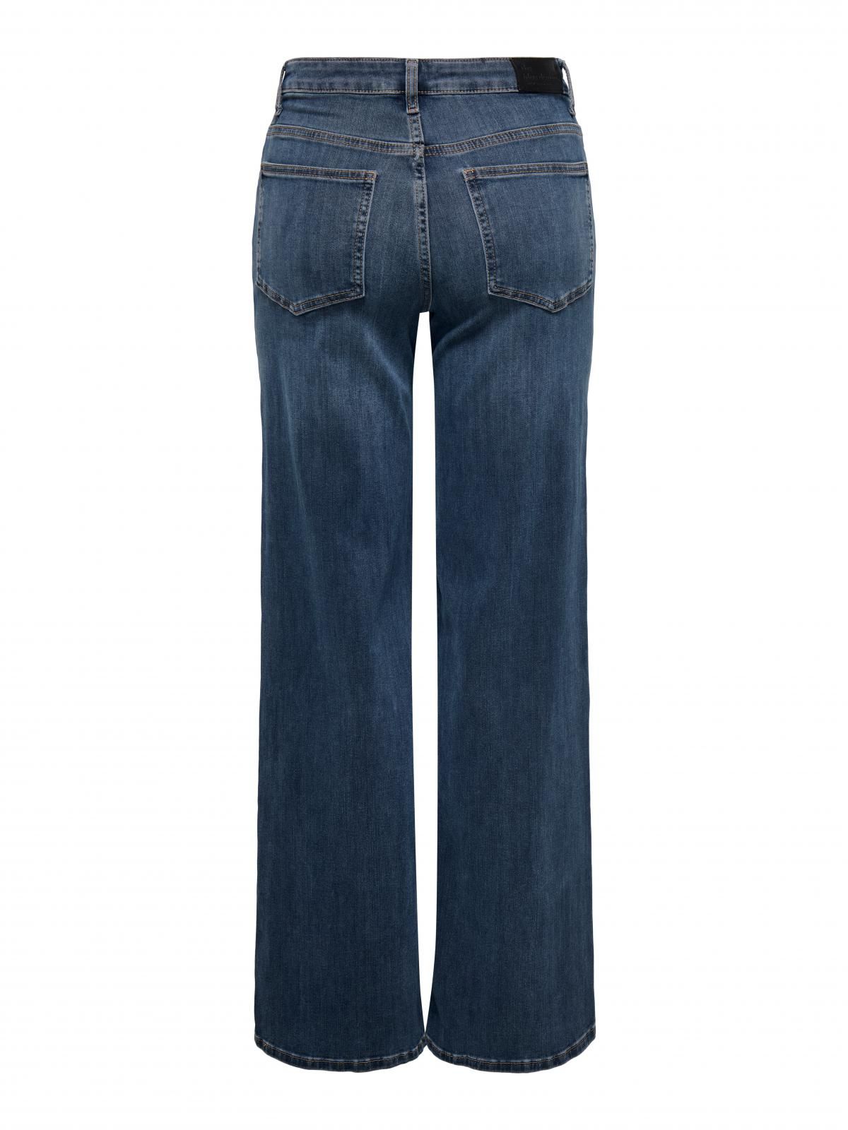 온리 하이웨이스트 데님 와이드핏 진 15339459_6603 BLACK / BLUE BLACK DENIM - 상세 이미지 4