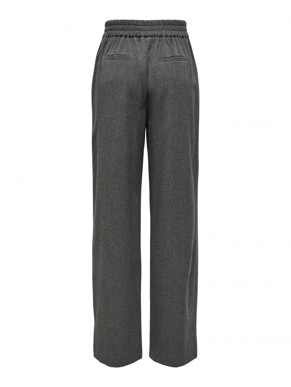 온리 하이웨이스트 와이드핏 팬츠 15361944_2382 GREY / MEDIUM GREY MELANGE - 상세 이미지 4