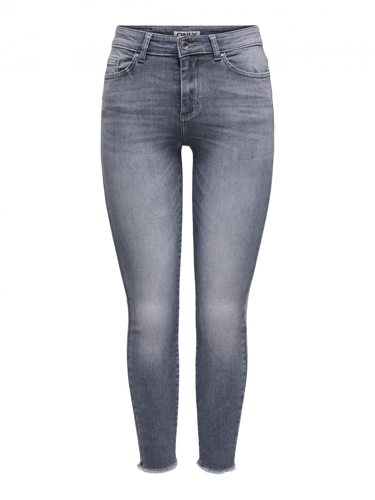 온리 데님 미드웨이스트 스키니핏 앵클진 15337920_2105 GREY / MEDIUM GREY DENIM - 상세 이미지 3
