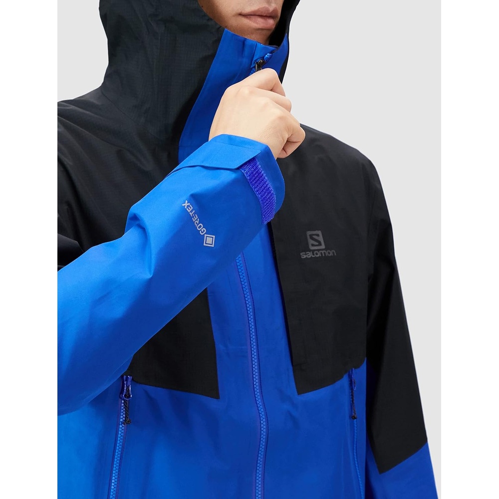 살로몬 남성 아웃라인 쉘 자켓등산 캠핑 OUTLINE TEX HYBRID JACKET MEN - 상세 이미지 4