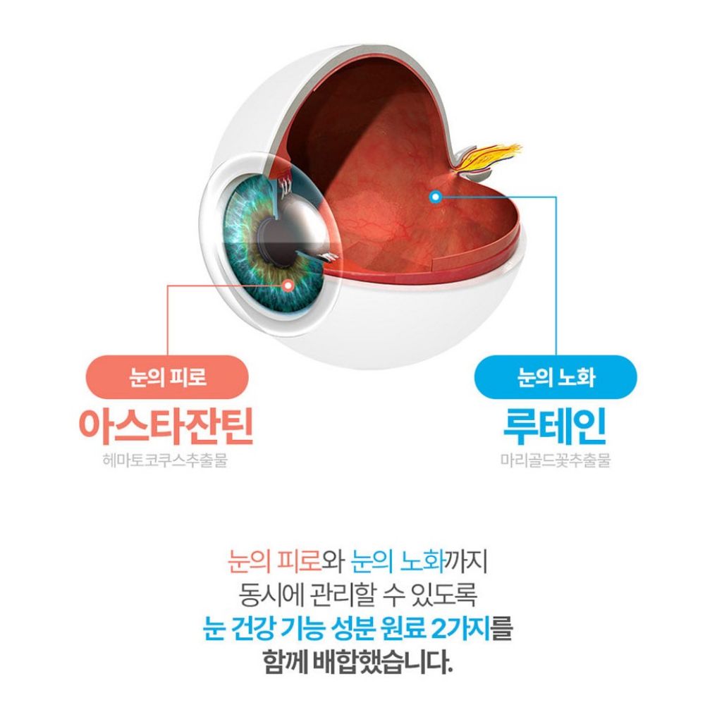 종근당 초임계 아스타잔틴 루테인 아스탄잔틴 빌베리 클리어 눈편안 골드 30캡슐, 5개 - 상세 이미지 4
