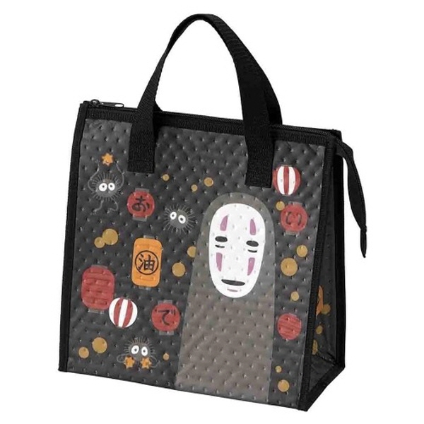 센과치히로 가오나시 블랙 런치쿨러백 265x130x270mm - 상품 이미지