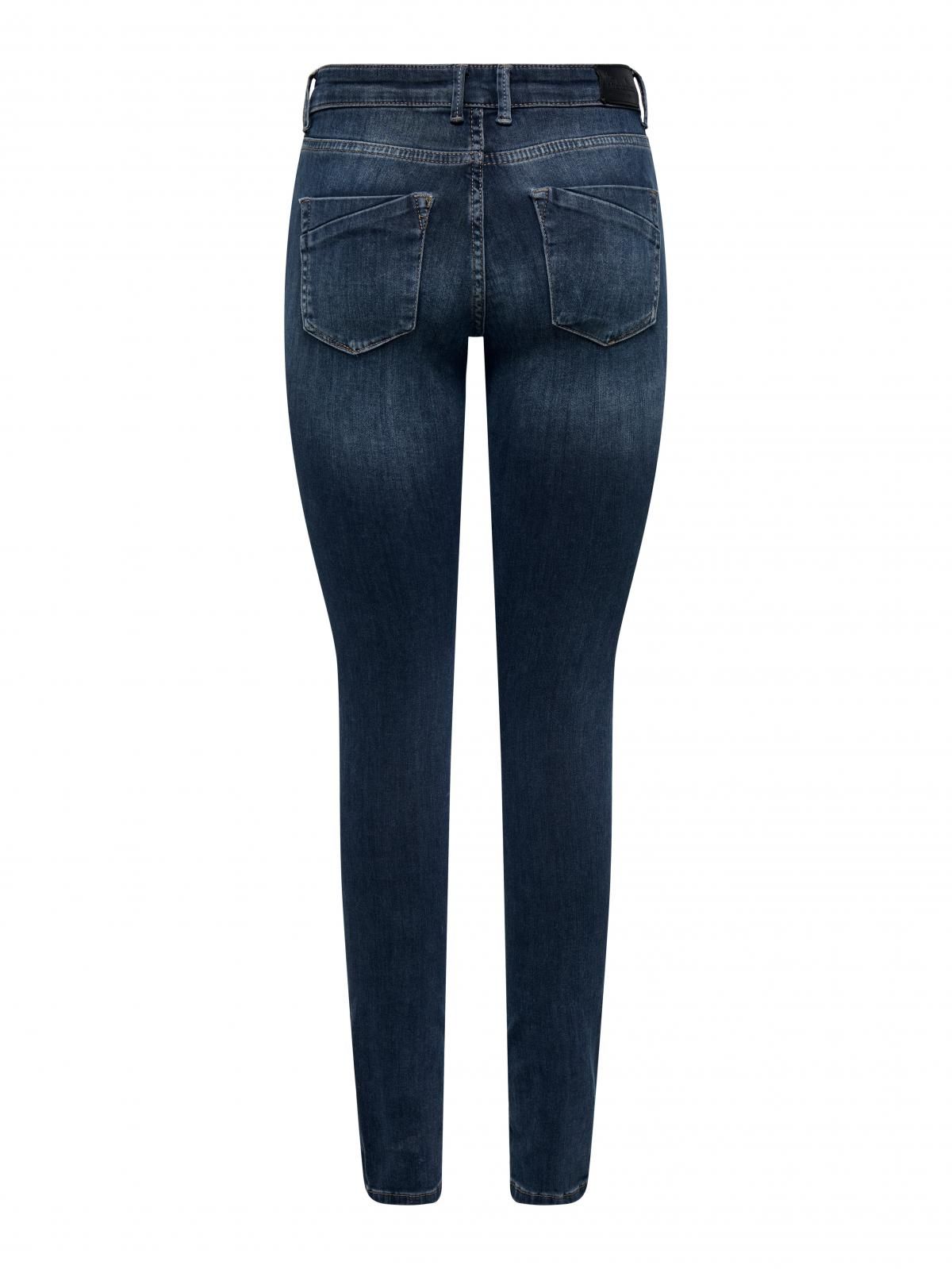 온리 이태리 데님 미드웨이스트 스키니핏 진 15327223_6603 BLACK / BLUE BLACK DENIM - 상세 이미지 4
