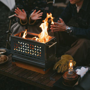 마운틴하이커 화목난로 스테인레스 내열유리 캠핑화목난로 감성 개봉기 | 실사용 후기 - 상품 이미지 1
