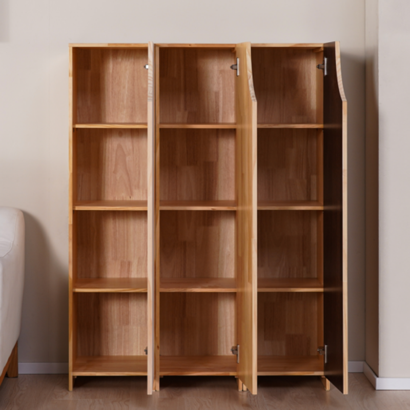 지비노 원목 틈새 장식장 4단, 300x300x1200, 내추럴