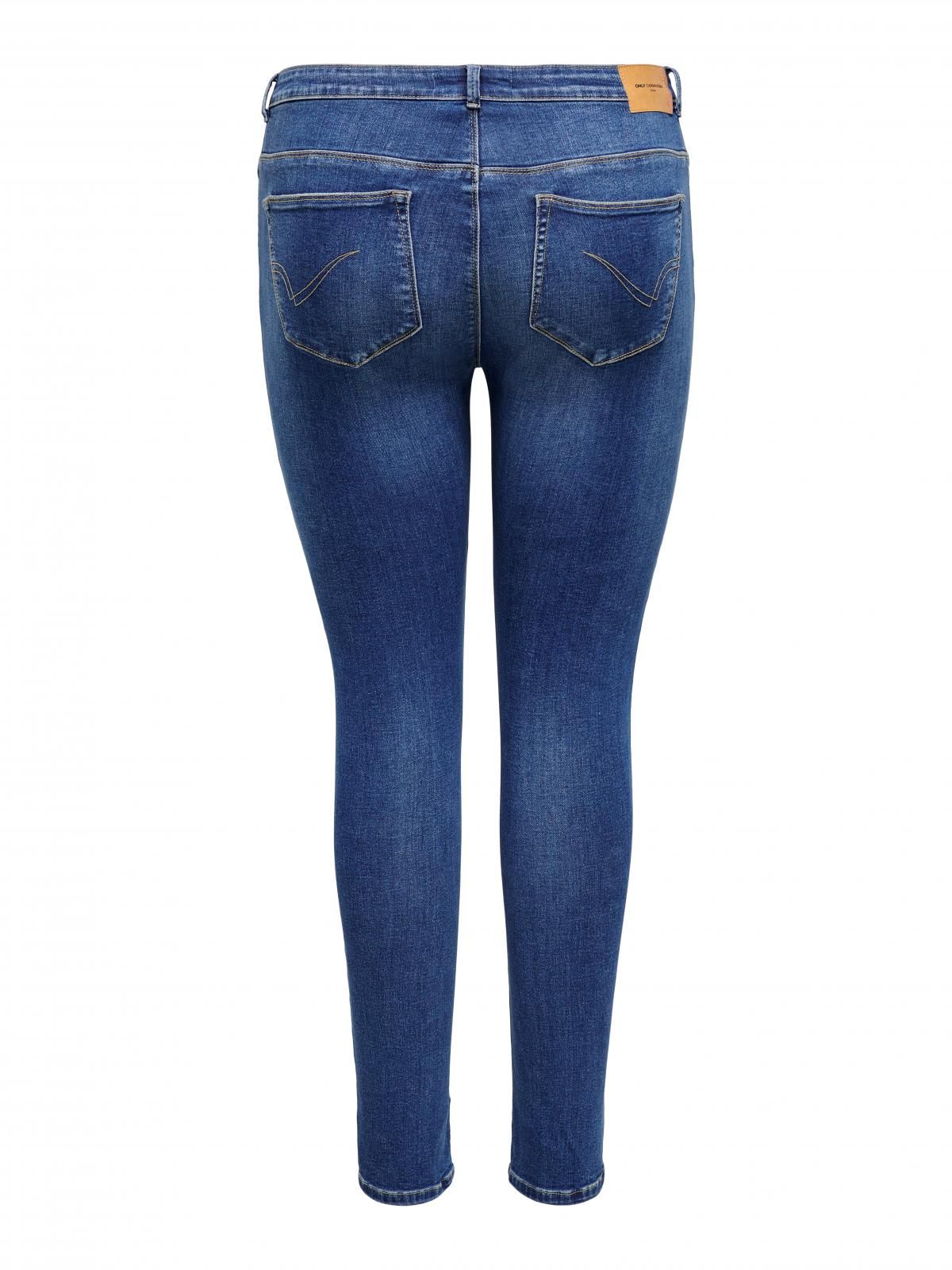 온리 하이웨이스트 데님 스키니핏 진 여성 15245171_2115 BLUE / MEDIUM BLUE DENIM - 상세 이미지 4