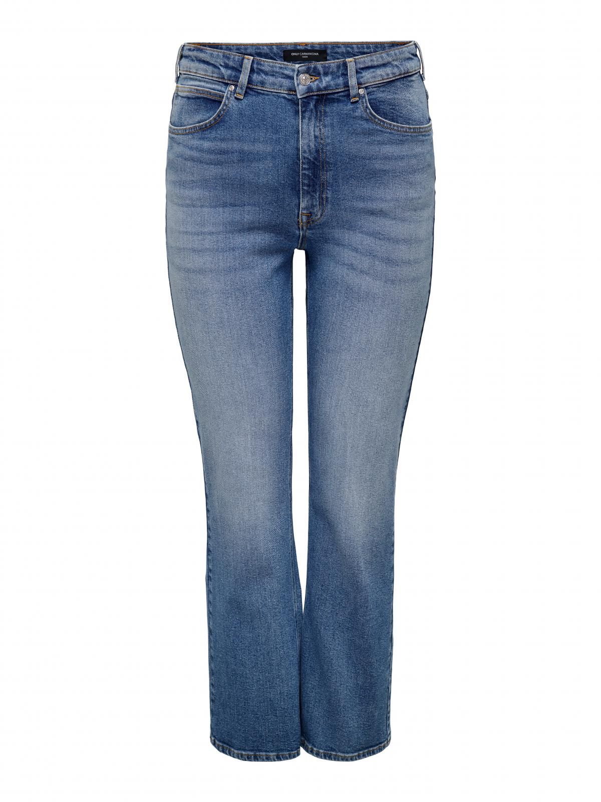 온리 데님 미드웨이스트 부츠컷 진 15315652_2115 BLUE / MEDIUM BLUE DENIM - 상세 이미지 3