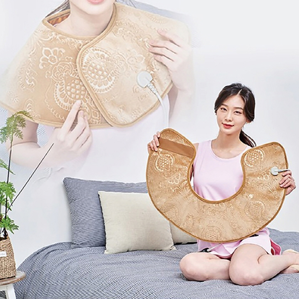 원적외선 극상근 속근육 어깨찜질기 목 무릎 습식 온찜질 극세사 홍마노 찜질팩 - 상세 이미지 2