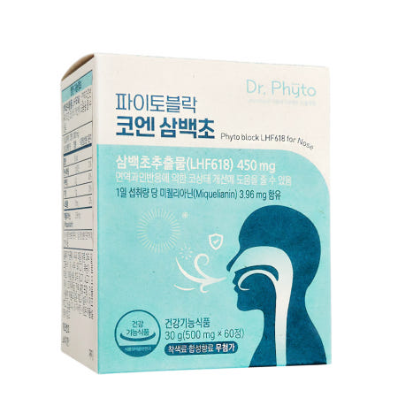 닥터파이토 파이토블락 코엔 삼백초 삼백초추출물 60정 1박스