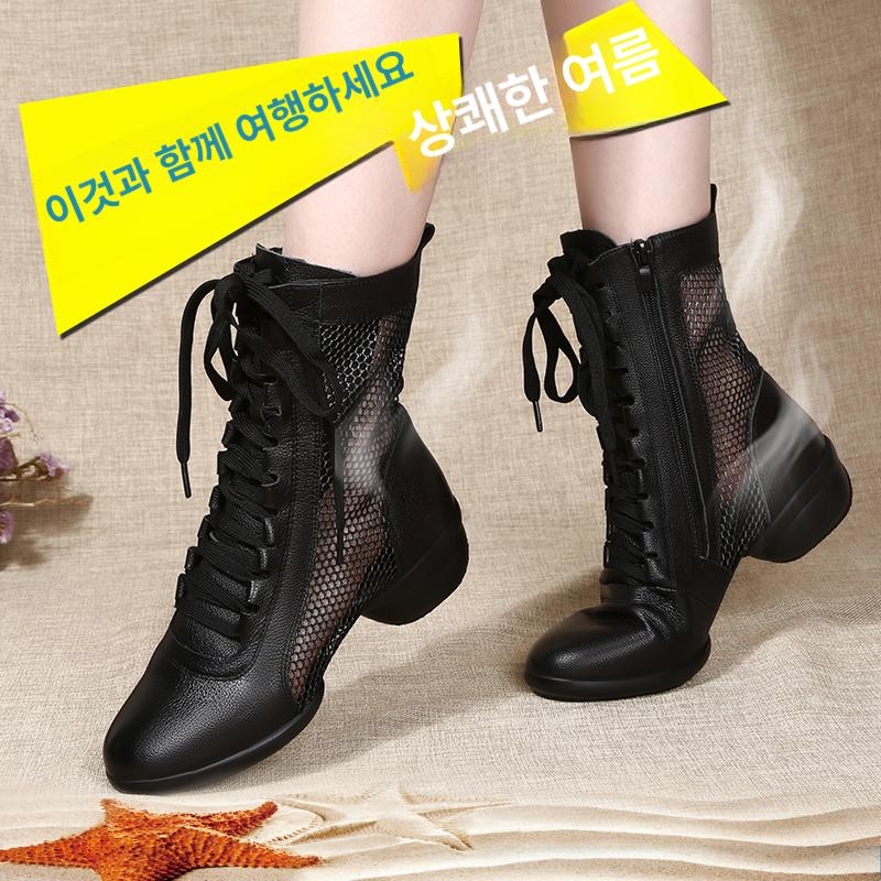 댄스화 여성 라인댄스화 재즈화 스포츠 헬스화 여성부츠 - 상세 이미지 3