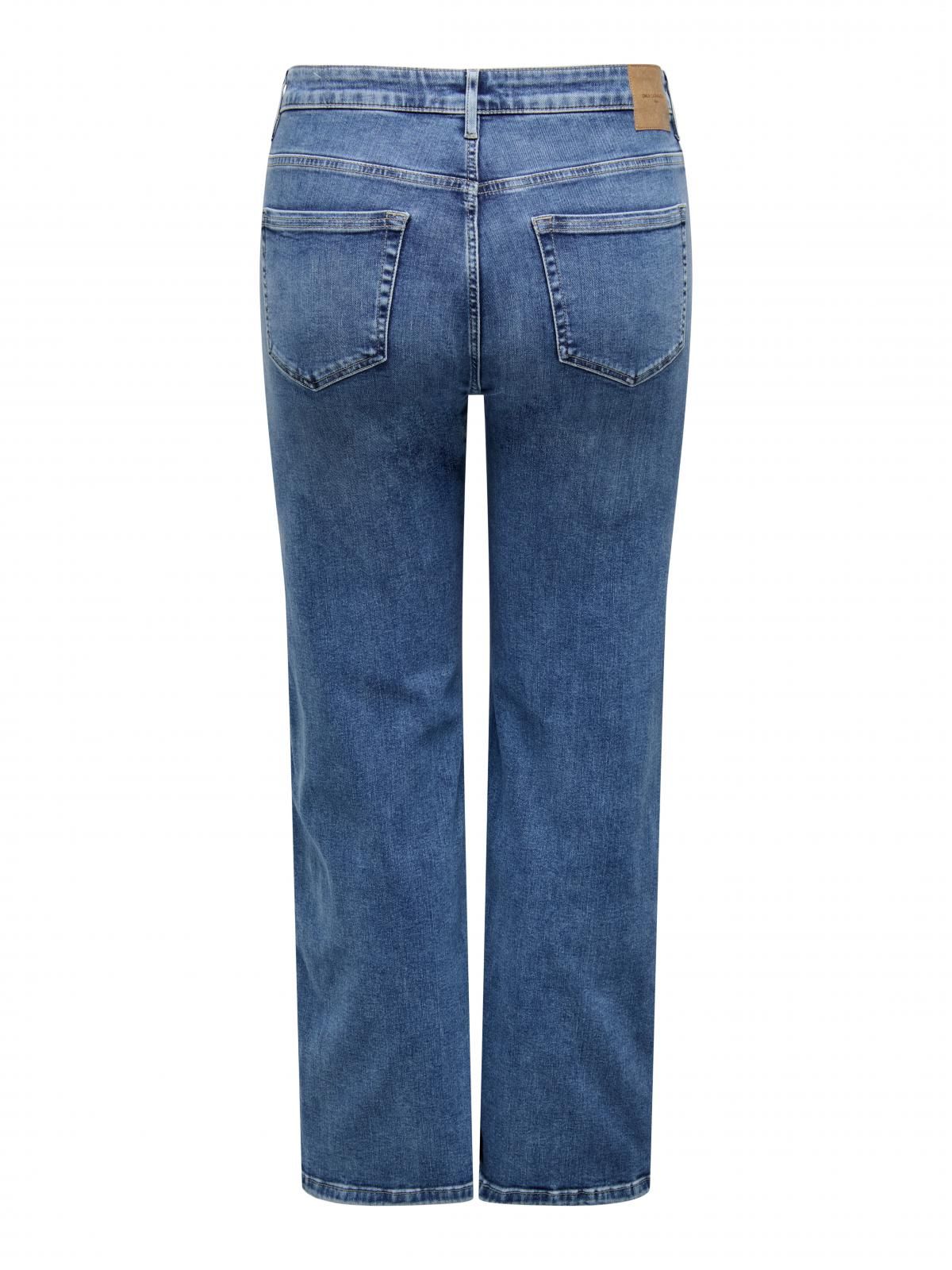 온리 하이웨이스트 데님 와이드핏 진 15349905_2115 BLUE / MEDIUM BLUE DENIM - 상세 이미지 4