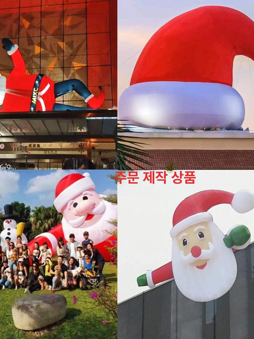 크리스마스 풍선 에어 산타 클로스 야외 벽 등반 모델 소품 디스플레이 장식 눈사람 - 상세 이미지 5