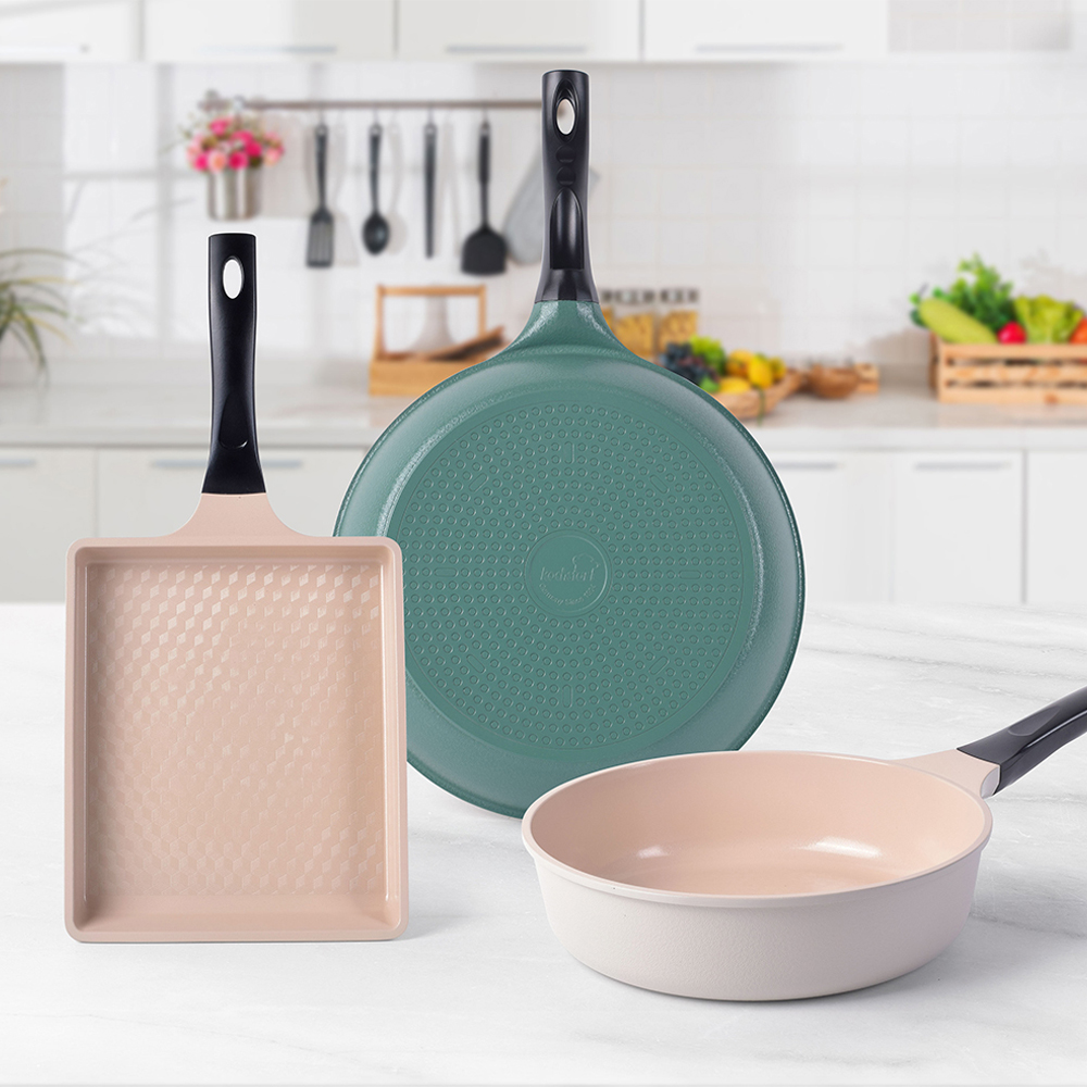 마르고몰 프리미엄 세라믹 후라이팬 세트 인덕션 가스레인지 프라이팬 3종 세트 제품 이미지