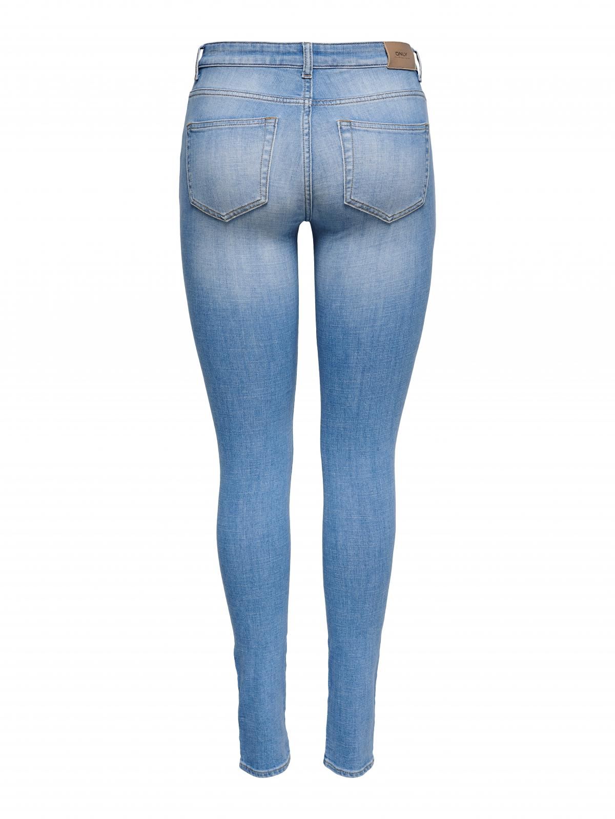 온리 연청 미드웨이스트 스키니핏 데님 팬츠 15230030_2116 BLUE / LIGHT BLUE DENIM - 상세 이미지 4