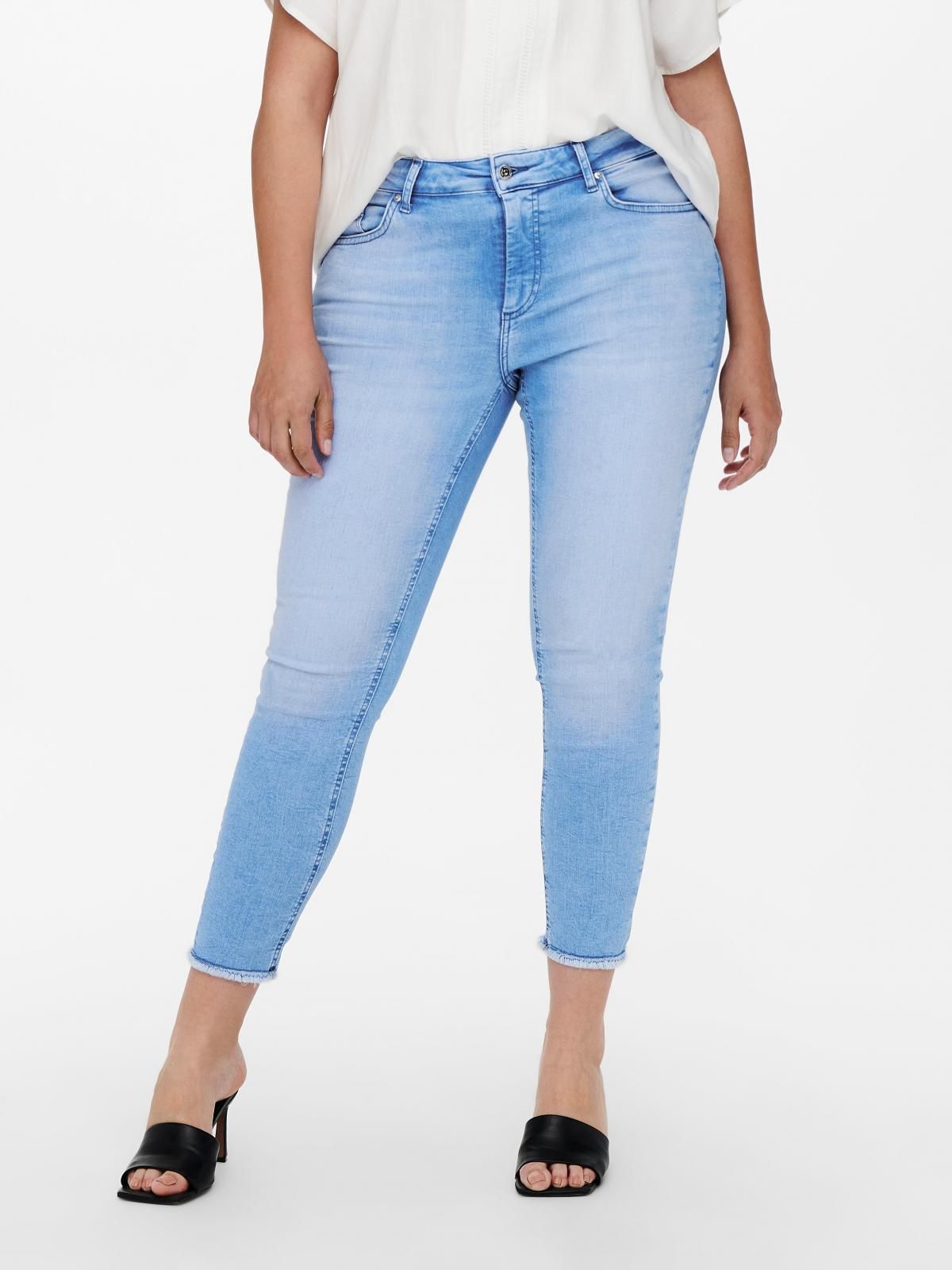 온리 데님 미드웨이스트 스키니핏 청바지 15321548_2116 BLUE / LIGHT BLUE DENIM - 상품 이미지