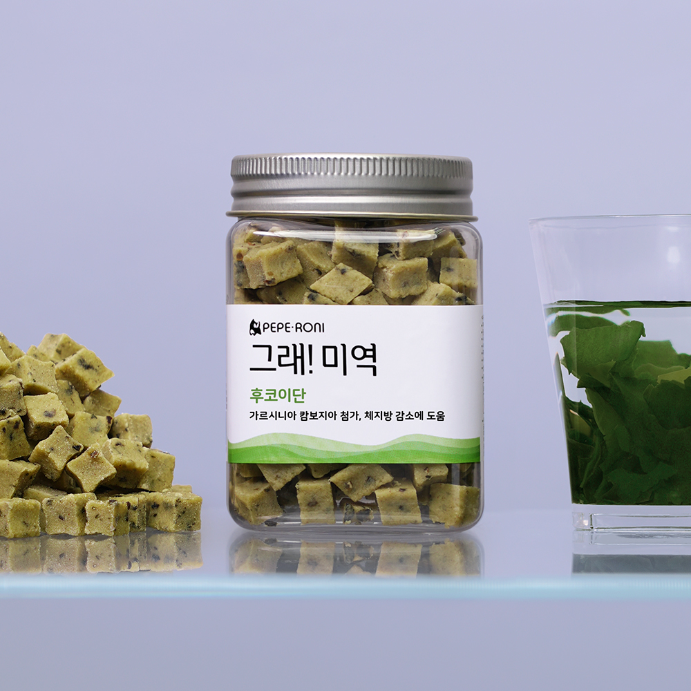 페페로니펫 진짜시리즈 강아지간식 7종 미역, 180g, 1개 - 상세 이미지 2