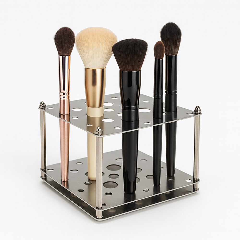 테르헨 스테인레스 브러쉬 스텐드 사각 14x14cm - 메인 이미지