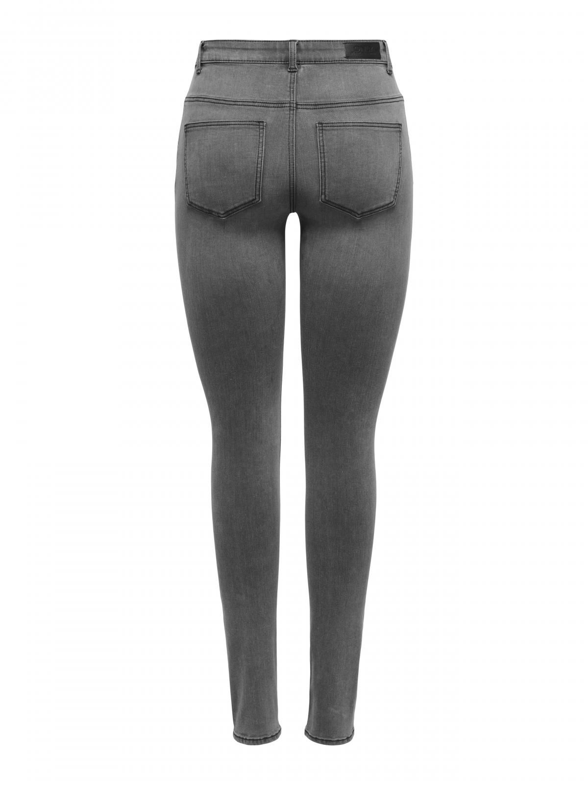 온리 테크니컬 하이웨이스트 스키니핏 데님 팬츠 15372343_3601 GREY / GREY DENIM - 상세 이미지 4