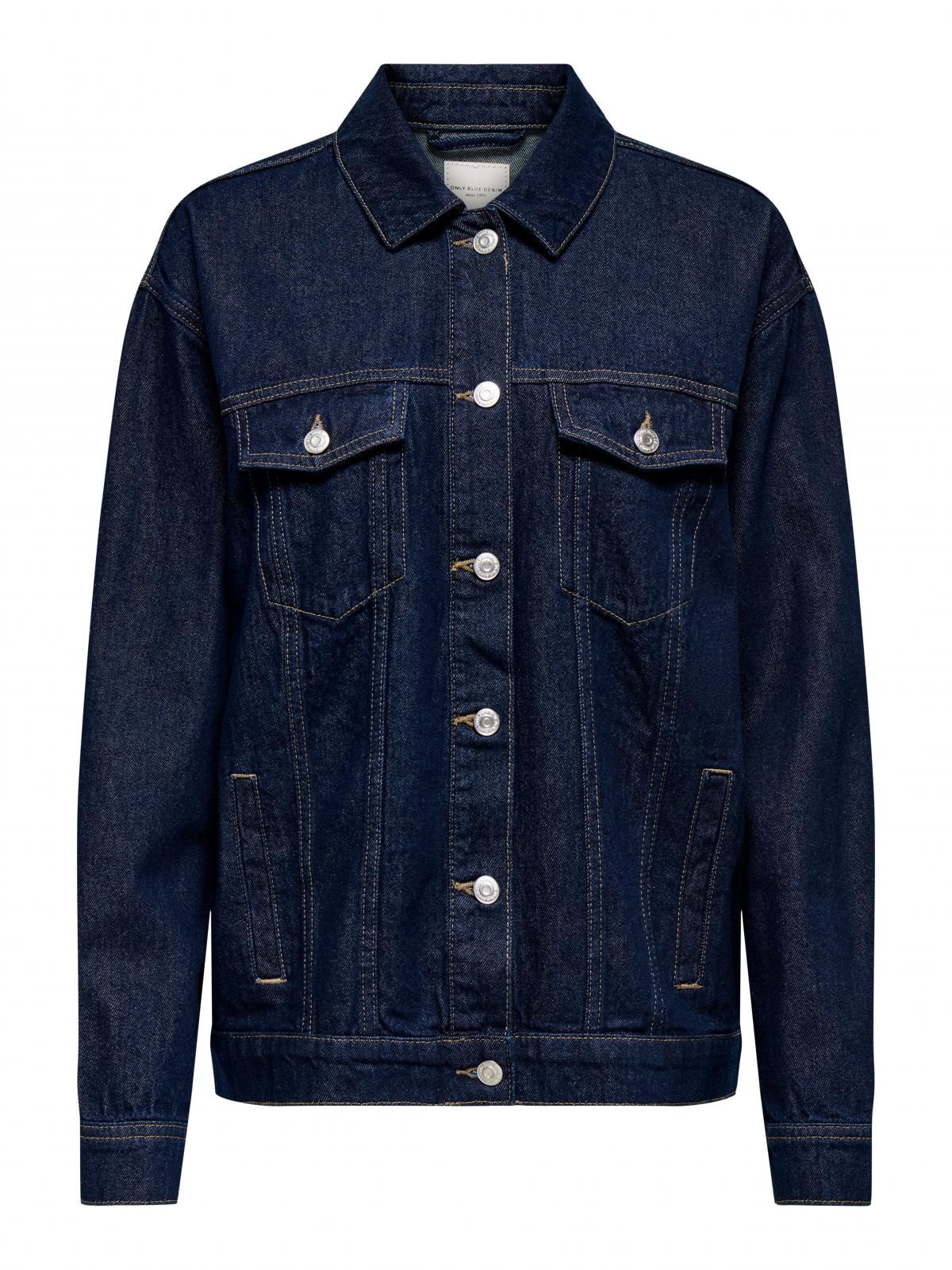 온리 오버핏 데님 재킷 15349873_2114 BLUE / DARK BLUE DENIM - 상세 이미지 3