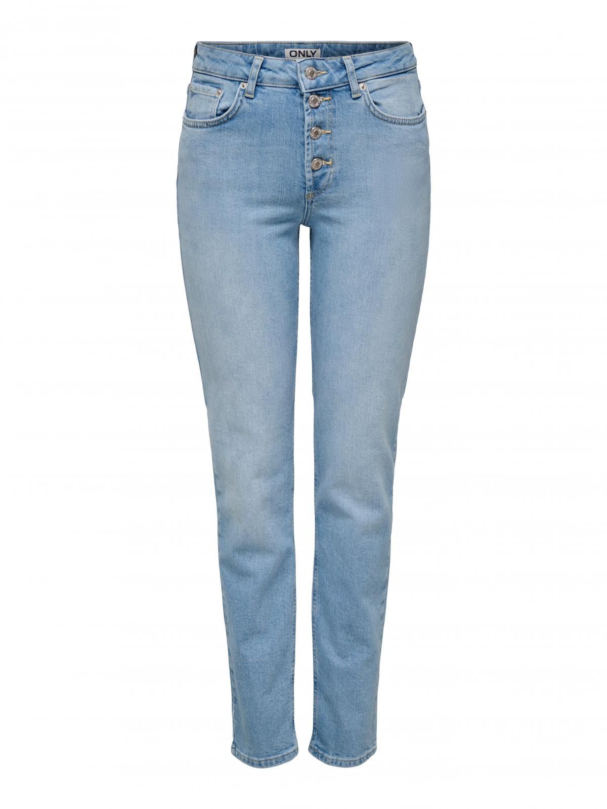 온리 하이웨이스트 슬림핏 연청 데님진 15313205_2116 BLUE / LIGHT BLUE DENIM - 상세 이미지 3