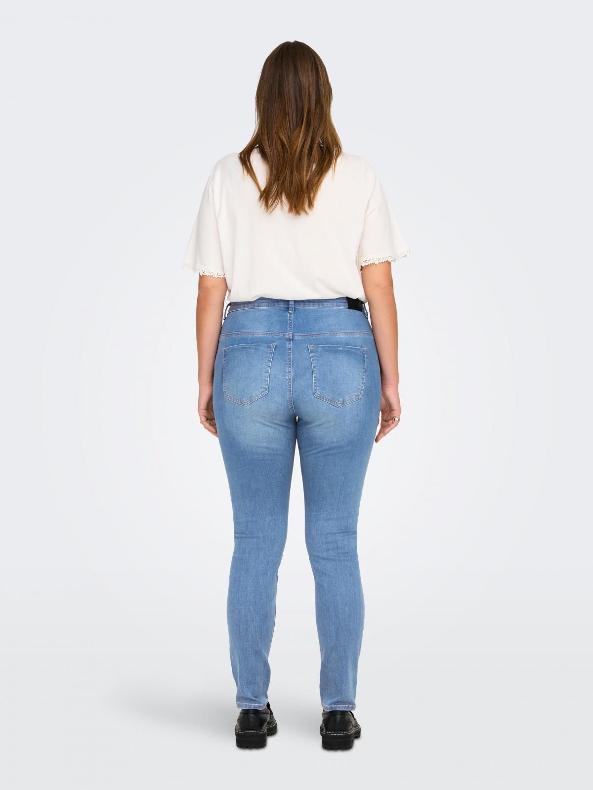 온리 연청 하이웨이스트 스키니핏 데님 팬츠 15313912_2116 BLUE / LIGHT BLUE DENIM - 상세 이미지 2