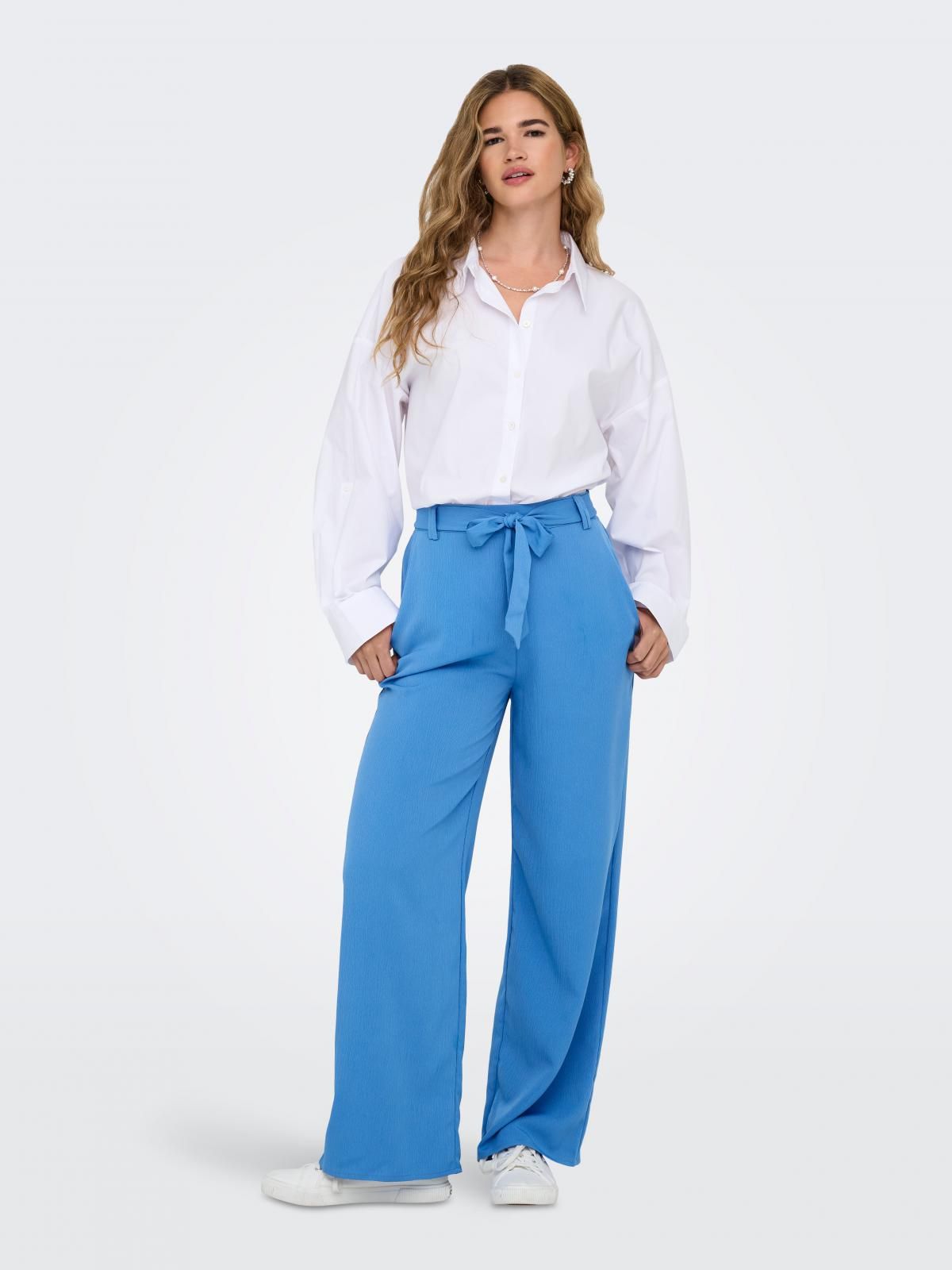 온리 테크니컬 와이드핏 슬랙스 팬츠 블루 15357112_1278 BLUE / REGATTA - 상세 이미지 5