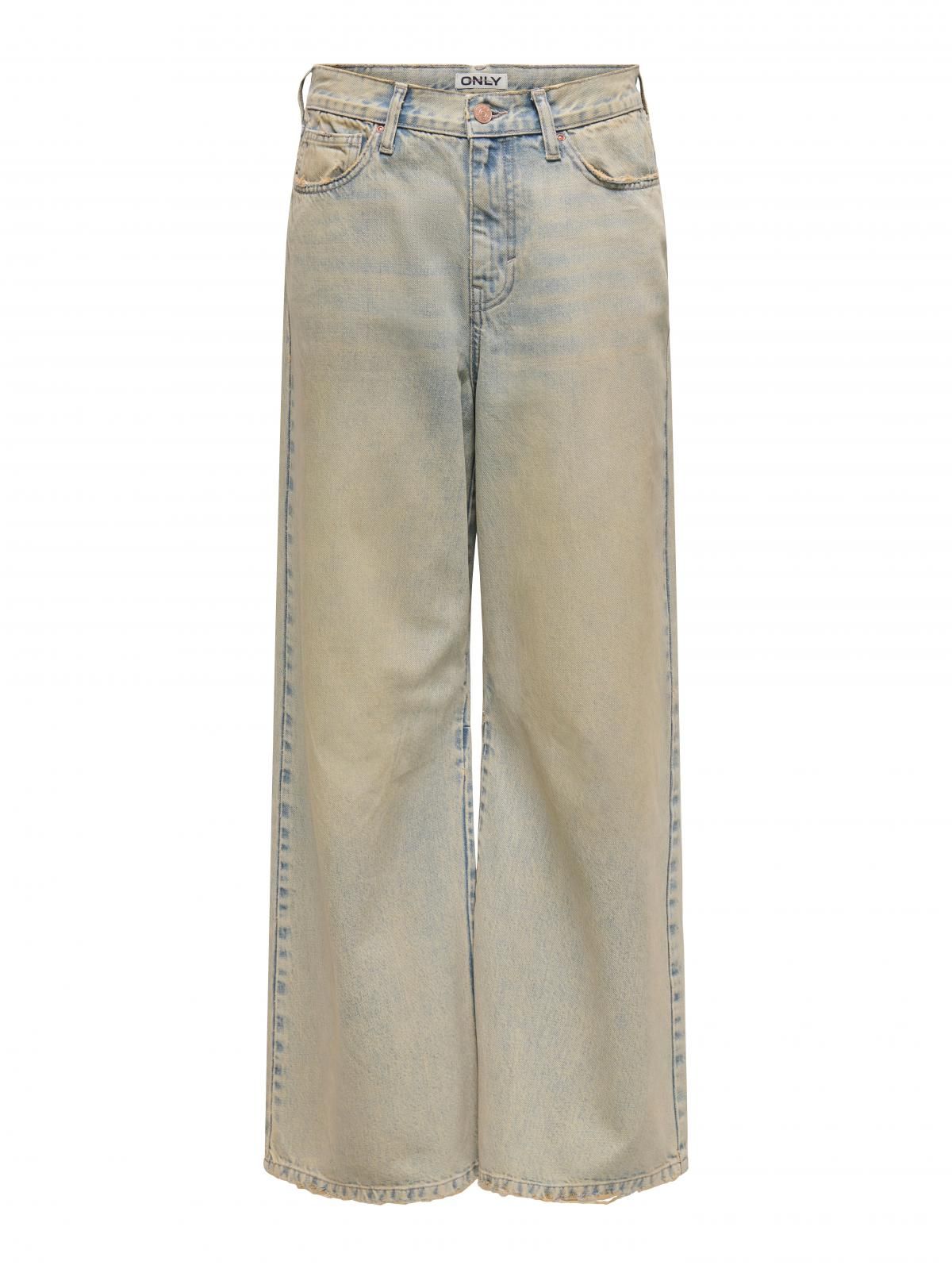 온리 하이웨이스트 와이드핏 데님 진 15347671_2116_1183128 BLUE / LIGHT BLUE DENIM - 상세 이미지 3