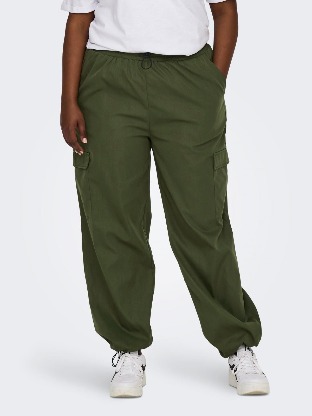 온리 테크니컬 카고 조거 팬츠 레귤러핏 15304573_1716 GREEN / RIFLE GREEN - 상품 이미지