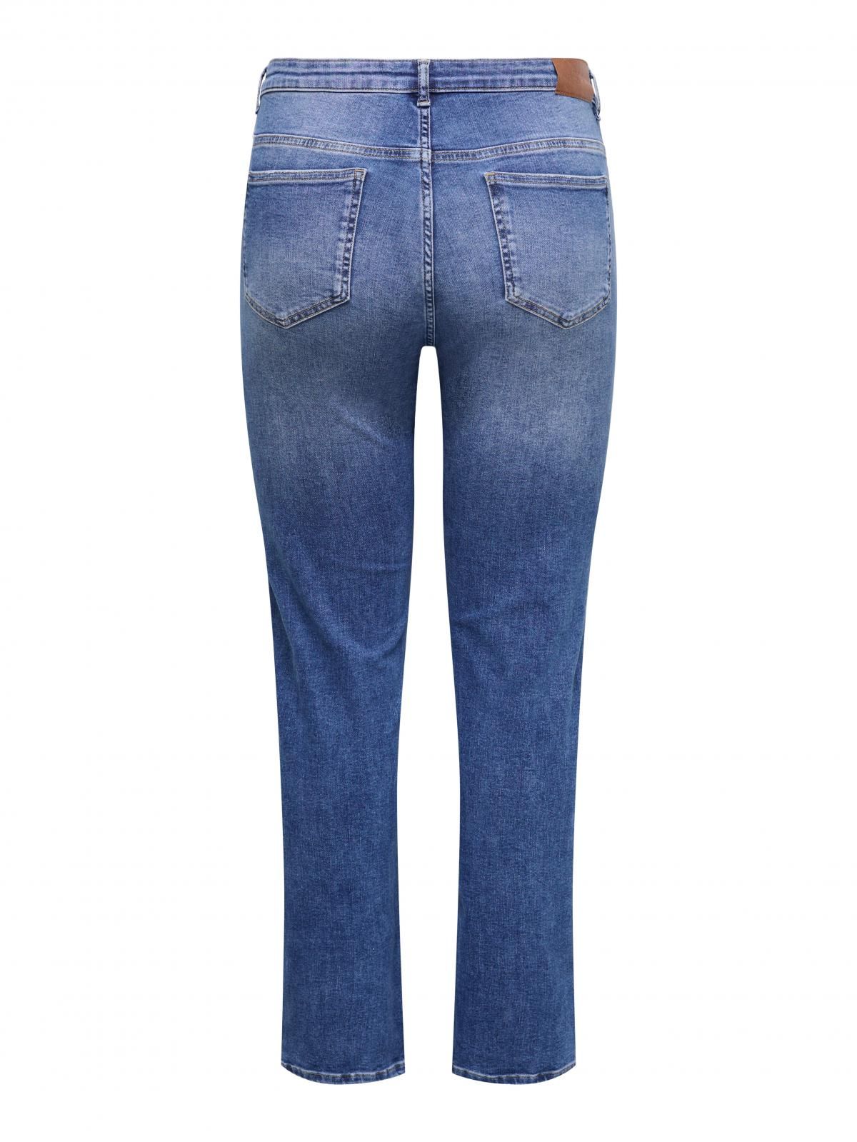 온리 빅사이즈 미드웨이스트 슬림핏 데님진 15355317_2115 BLUE / MEDIUM BLUE DENIM - 상세 이미지 4
