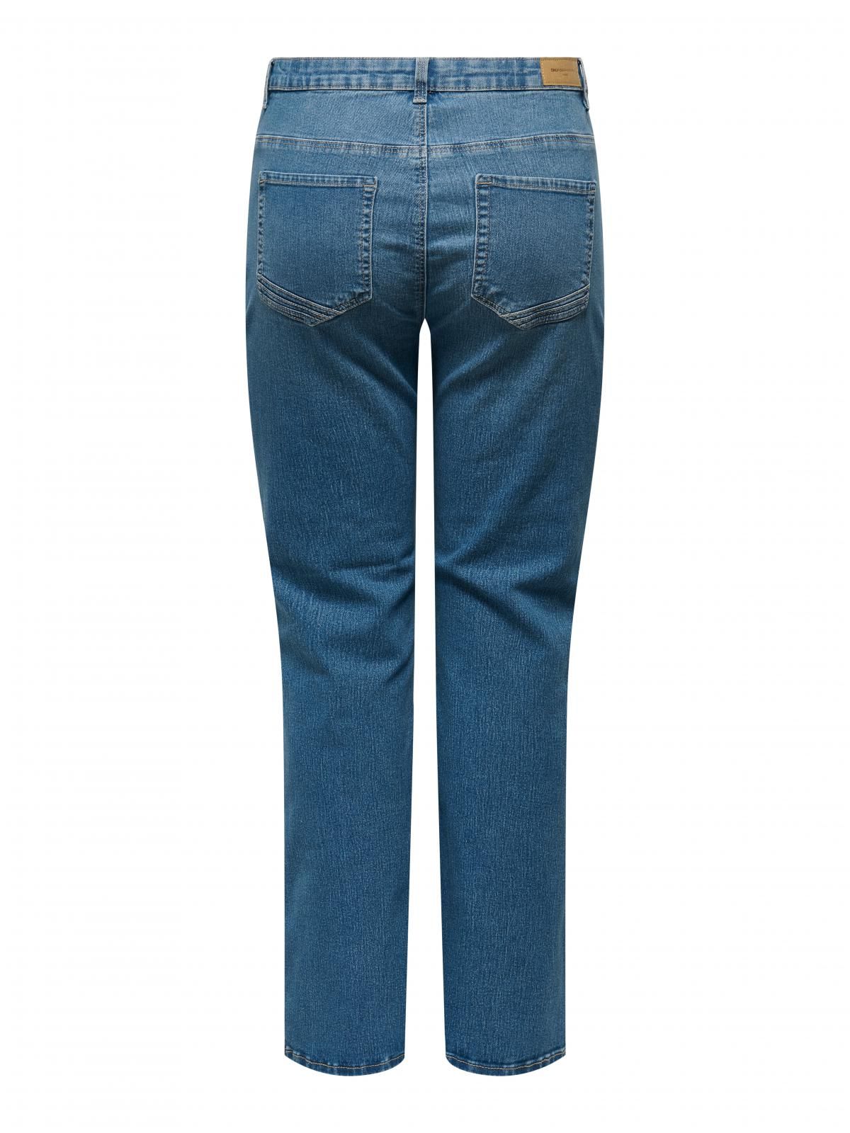 온리 하이웨이스트 플레어핏 데님 청바지 15337039_2115 BLUE / MEDIUM BLUE DENIM - 상세 이미지 4