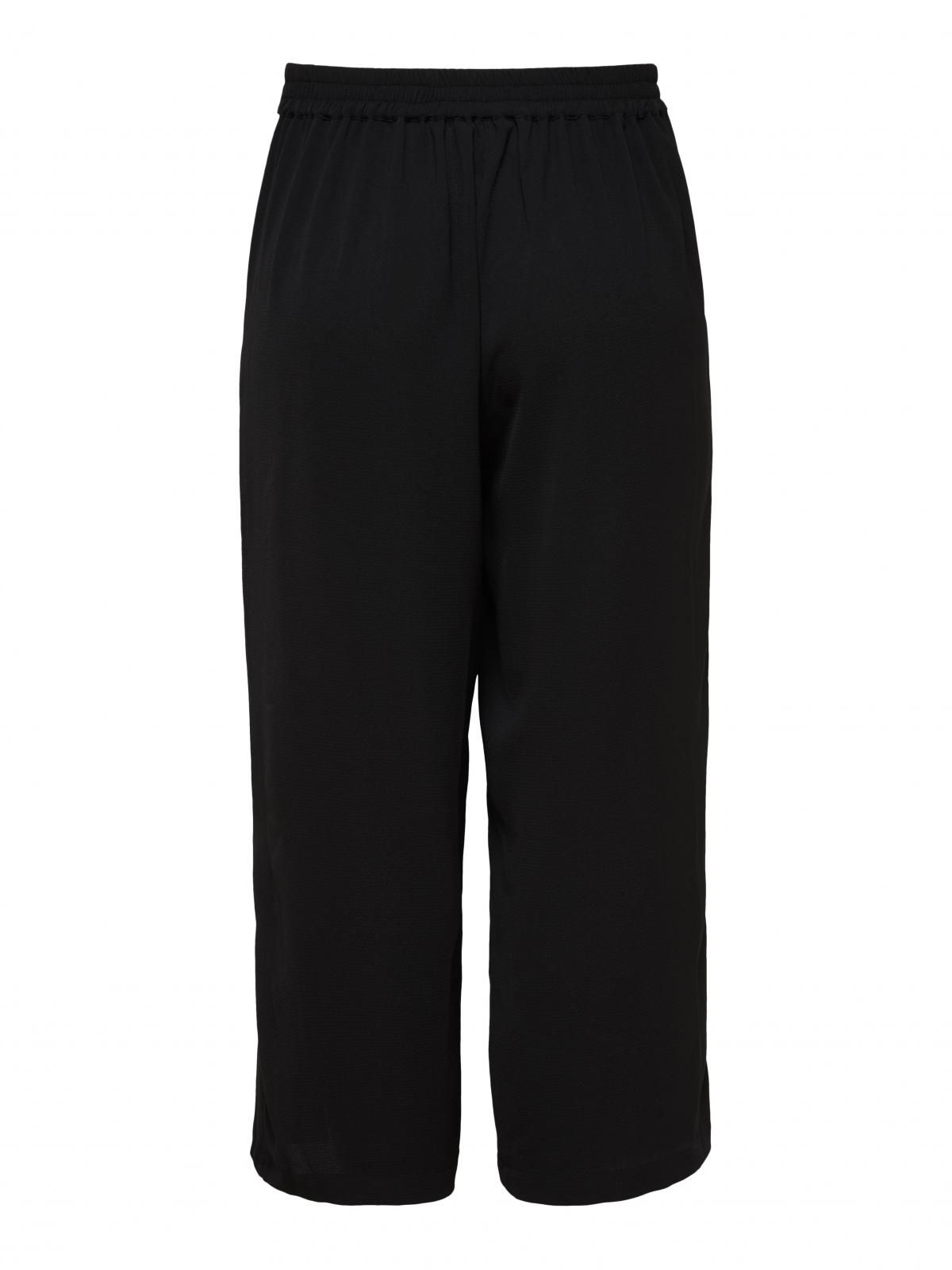 온리 와이드핏 크롭 팔라초 팬츠 벨트 블랙 15174974_2161 BLACK / BLACK - 상세 이미지 4