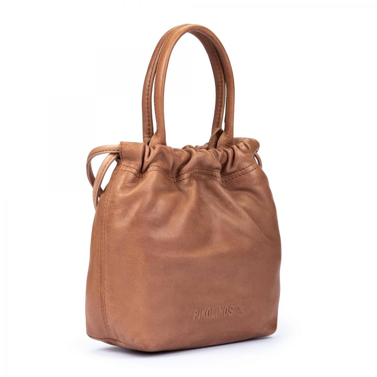피콜리노스 베이직 스트링 버킷백 MURA WHA-1105 BRANDY - 상세 이미지 2