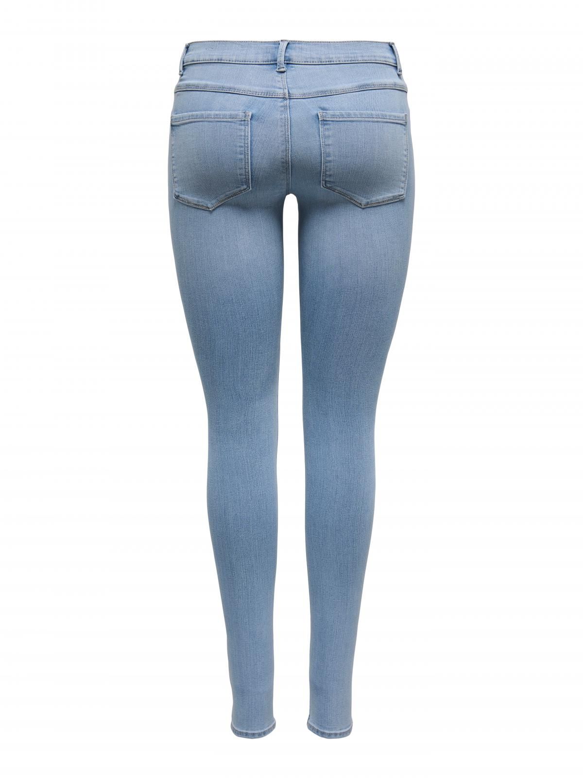 온리 데님 미드웨이스트 스키니핏 진 15370814_2116 BLUE / LIGHT BLUE DENIM - 상세 이미지 4