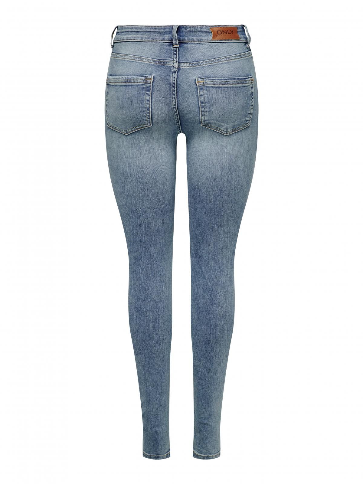 온리 데님 미드웨이스트 스키니핏 진 15192917_2116 BLUE / LIGHT BLUE DENIM - 상세 이미지 4