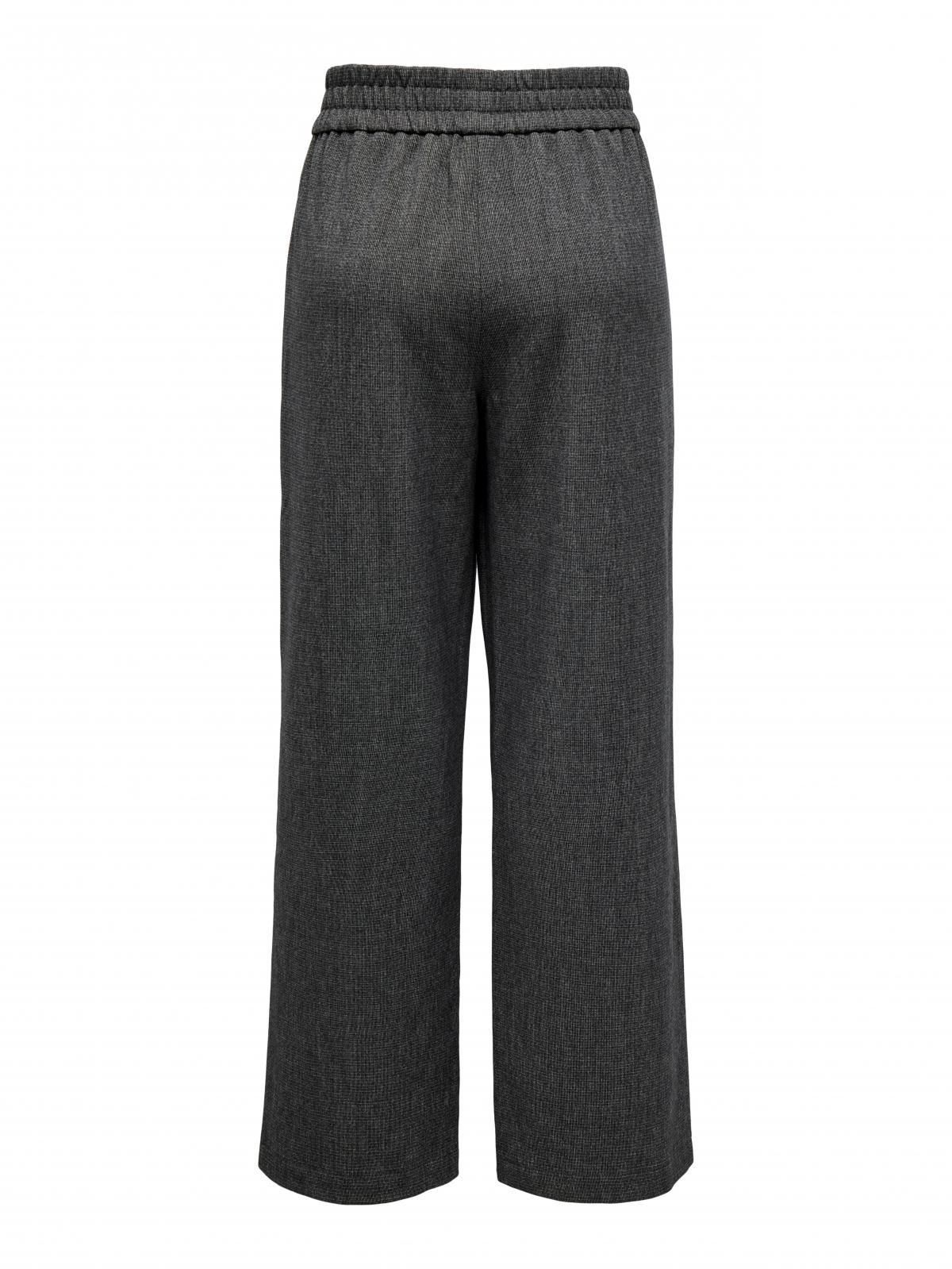 온리 테크니컬 미드웨이스트 와이드 팬츠 15324530_2383 GREY / DARK GREY MELANGE - 상세 이미지 4
