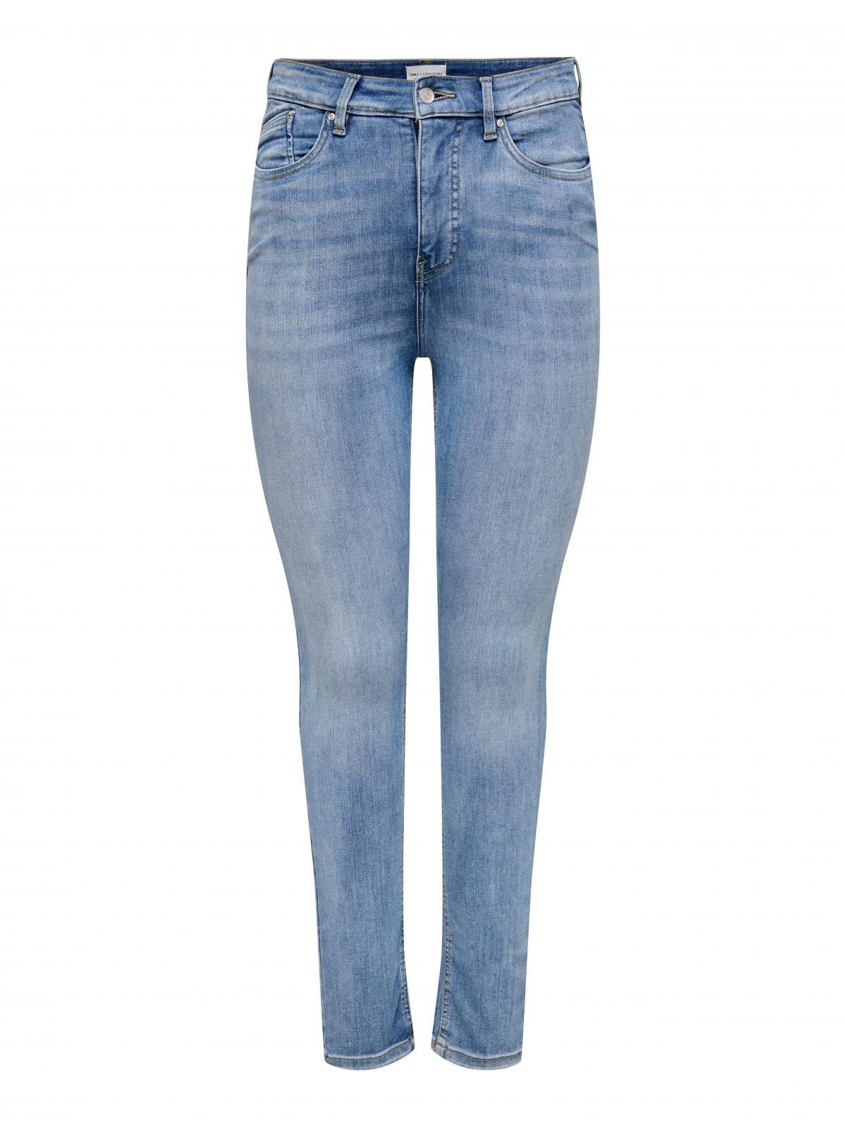 온리 플러스사이즈 데님 스키니핏 청바지 15331875_2116 BLUE / LIGHT BLUE DENIM - 상세 이미지 3