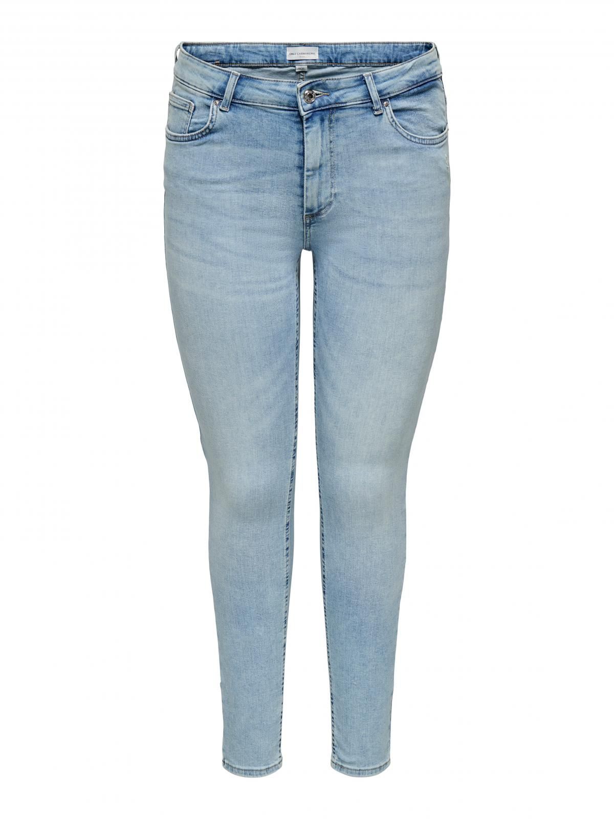 온리 빅사이즈 스트레치 스키니핏 청바지 15312951_2116 BLUE / LIGHT BLUE DENIM - 상세 이미지 3
