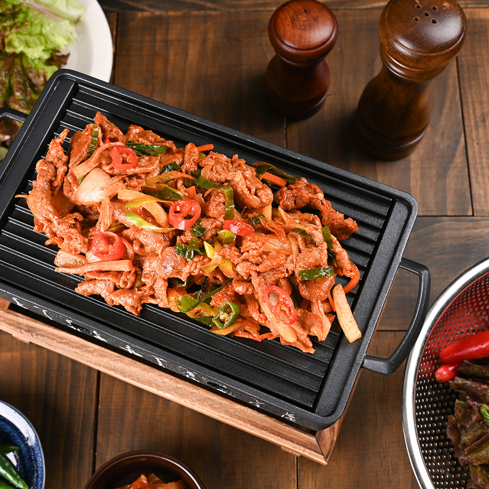육일품 숙성 배고추장 제육볶음 400g 기사식당 돼지 불고기 주물럭 불백 - 상세 이미지 4