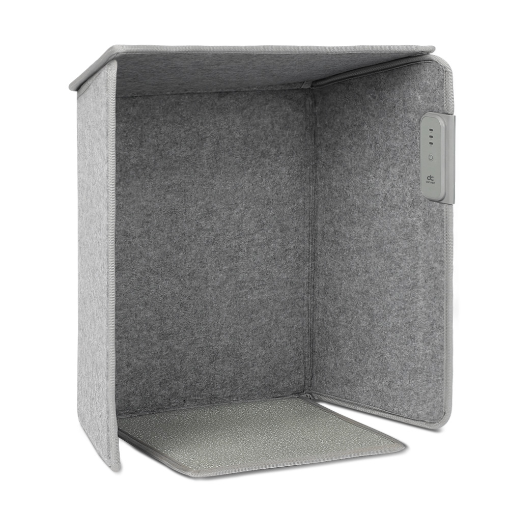 디큐브 사무실 발난로 파티션히터 히팅패드 다리워머 온열기 책상밑