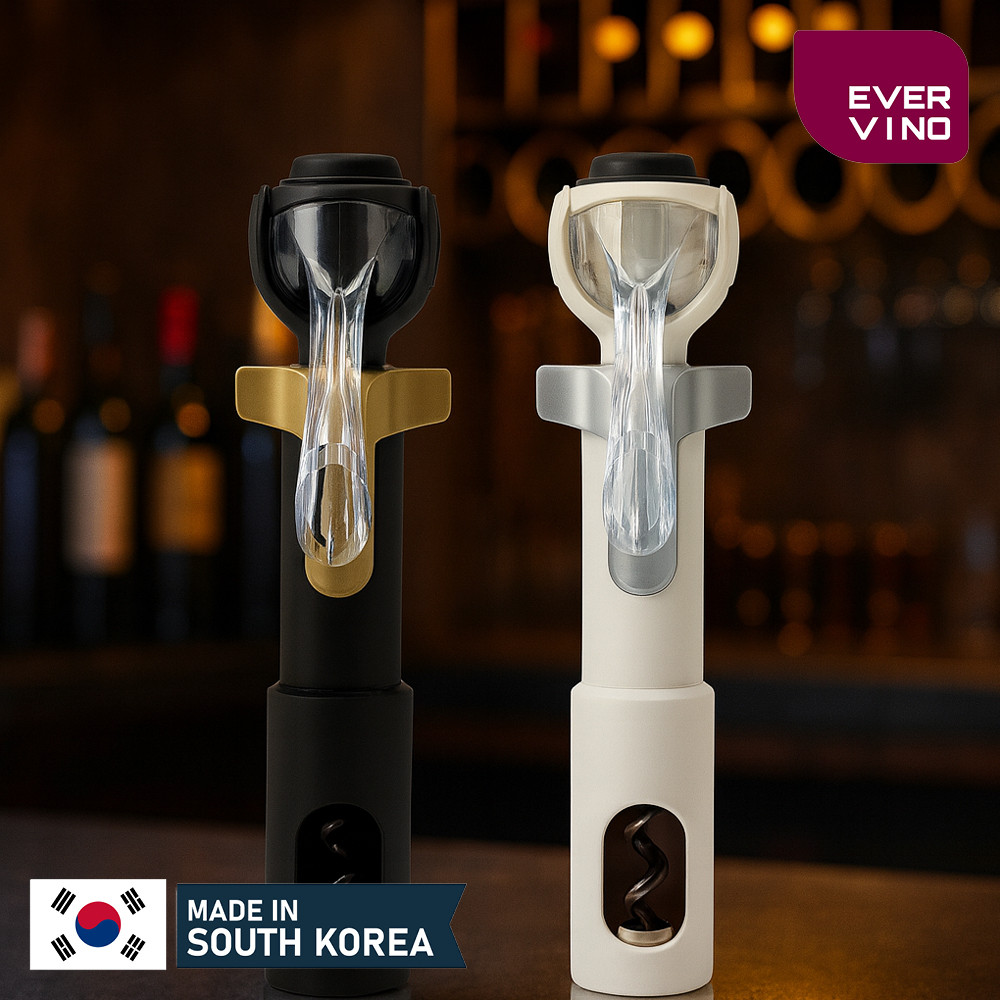 에버비노 EVER VINO 5in1 와인툴 세트 와인오프너 호일커터 에어레이터 스토퍼 진공보관 국내생산 - 상세 이미지 4