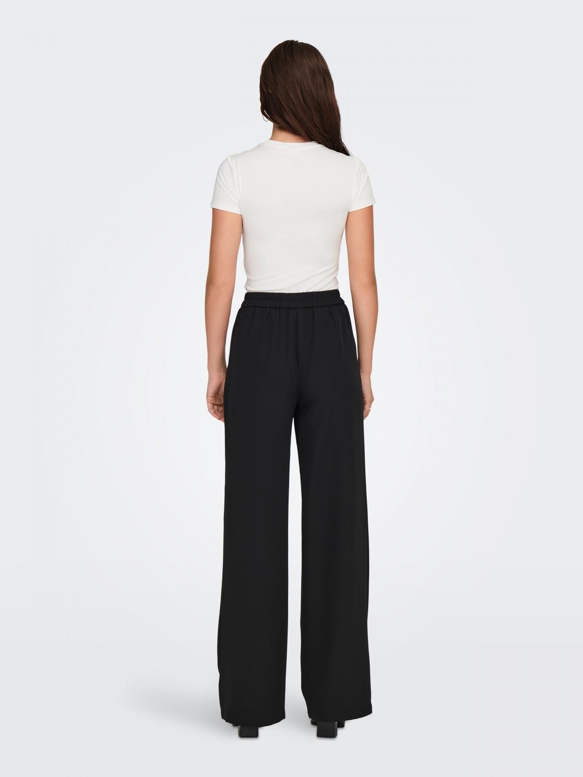 제이디와이 와이드핏 스트레이트 슬랙스 팬츠 블랙 15316634_2161 BLACK / BLACK - 상세 이미지 2